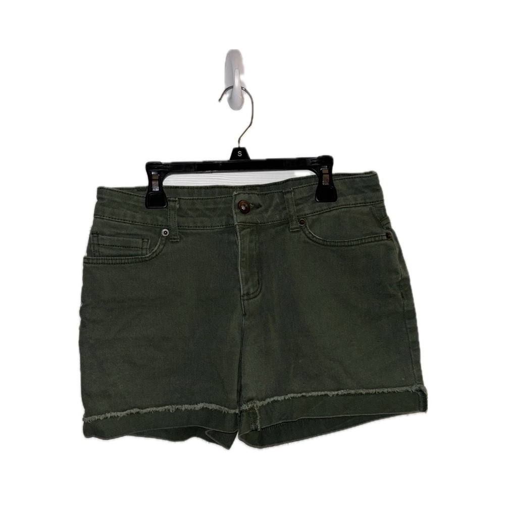 Walmart Time n True green jean shorts